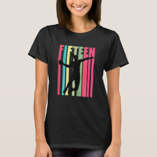Handball 15th Birthday Girls Player Team Motivatio T-Shirt
