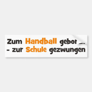 Handball Bumper Sticker