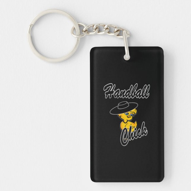 Handball Chick #4 Keychain (Front)