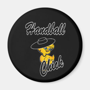 Handball Chick #4 Magnet
