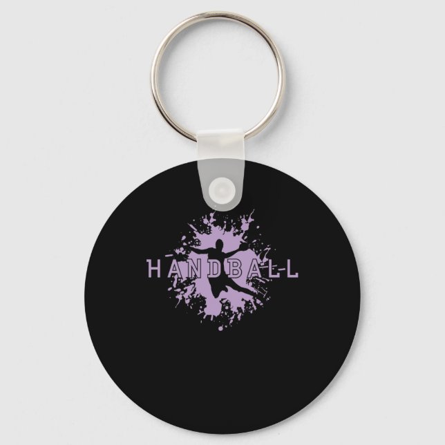 Handball: Color in your life Keychain (Front)