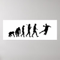 Handball énorme Poster - handball évolution du spo
