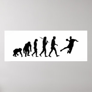 Handball énorme Poster - handball évolution du spo
