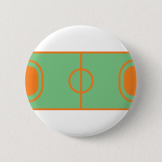 handball field icon 2 inch round button (Front)