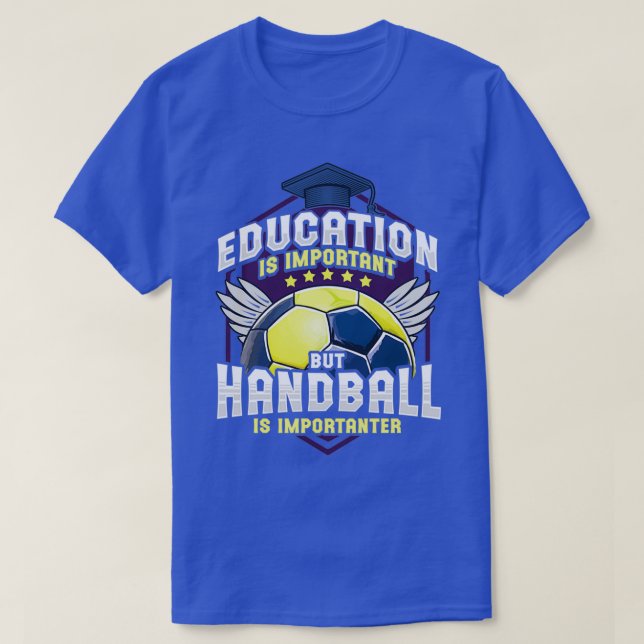 Handball Funny Saying s Design I love Handball T-Shirt (Design Front)