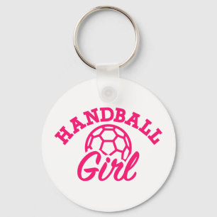 Handball girl keychain