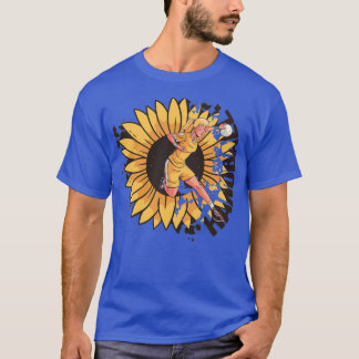 Handball handball player handball player sunflower T-Shirt