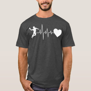Handball Handball Player Heartbeat 2 T-Shirt