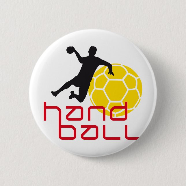 Handball I 3c 2 Inch Round Button (Front)