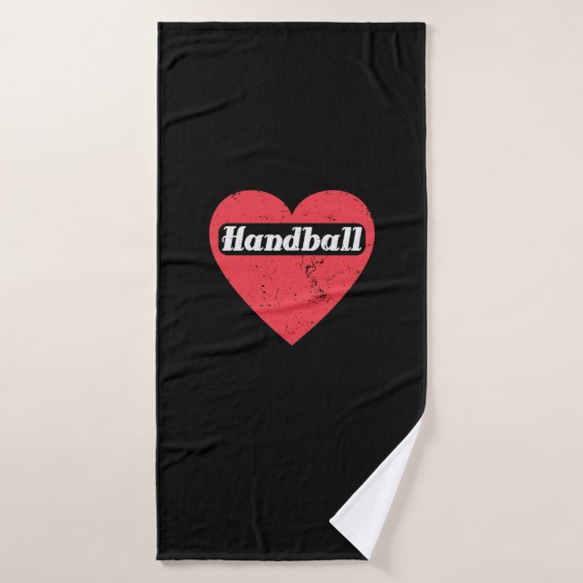 Handball is love bath towel (Bath Towel)