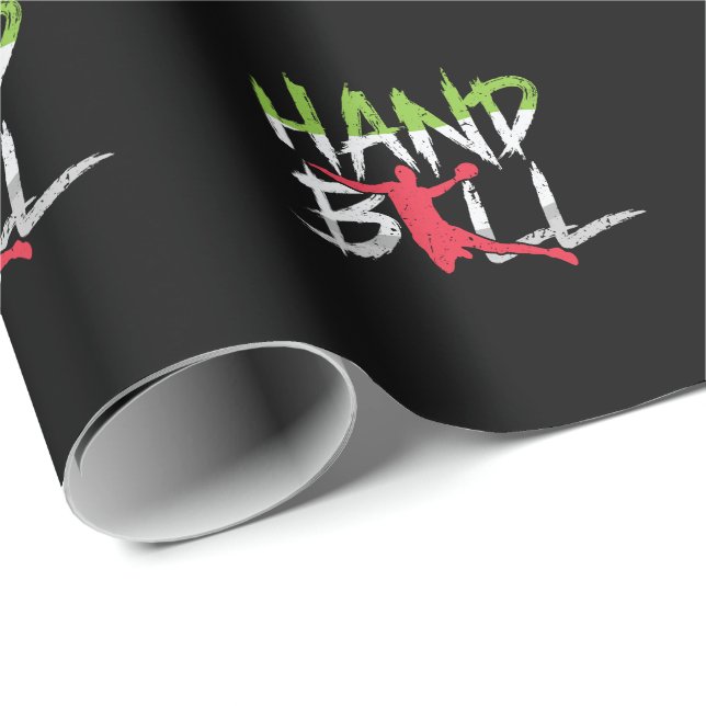 handball jumping wrapping paper (Roll Corner)