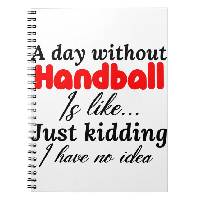 handball notebook (Front)