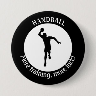 HANDBALL PLAYER 3 INCH ROUND BUTTON