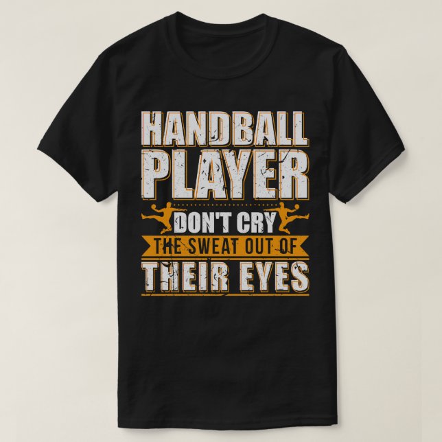 Handball Player Gift Funny T-Shirt (Design Front)