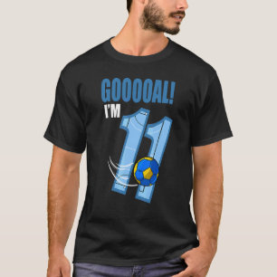 Handball Player Goal Gooooal I'm 11th Birthday Han T-Shirt
