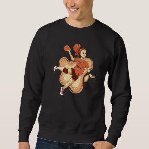 Handball Player Handball Ball Outfit Handball Girl Sweatshirt