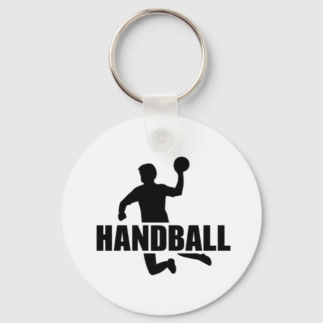 Handball player keychain (Front)