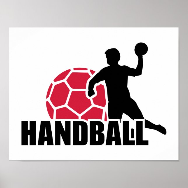 Handball player poster (Front)