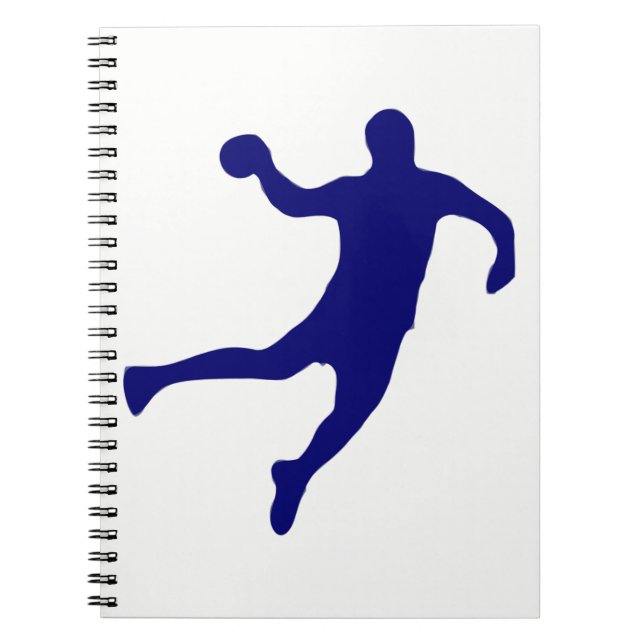 Handball Silhouette Notebook (Front)