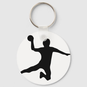 handball spieler dodgeball keychain