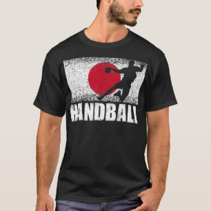 Handball Sport, Japan Flag, Japanese Handball Play T-Shirt