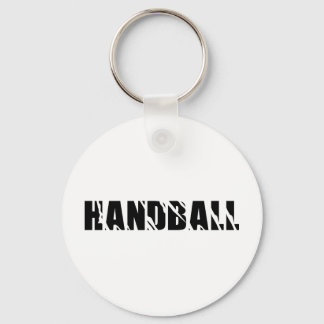 handball text keychain