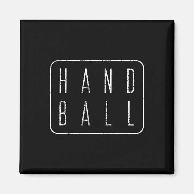 Handball Vintage Gift Player Tee  Magnet (Front)