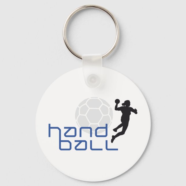handball woman keychain (Front)