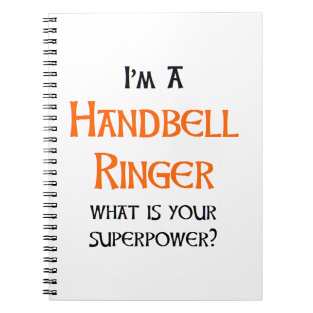 handbell ringer notebook (Front)
