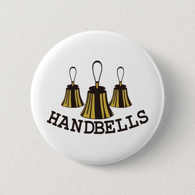 Handbells 2 Inch Round Button (Front)