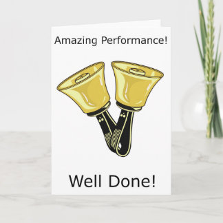 Handbells - Carte de voeux de performances