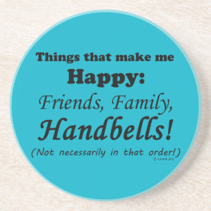 Handbells Make Me Happy Coaster
