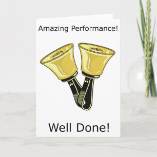 Handbells - Performance Greetings Card