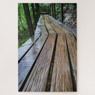 Handcrafted Jungle Walkway Jigsaw Puzzle