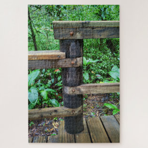 Handcrafted Jungle Walkway Jigsaw Puzzle
