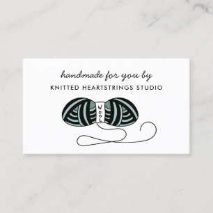 Handcrafted Knitted/Knitting Crafter Etsy Business Card