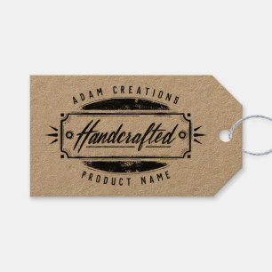 Handcrafted Personalized Label Hang Tags