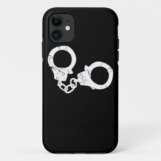 Handcuffs Police Law Enforcement Protect Serve Arr Case-Mate iPhone Case (Back)