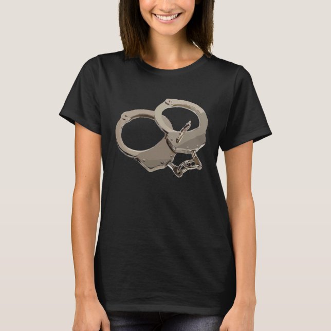 HANDCUFFS  SIMPLE NO TEXT T-Shirt (Front)