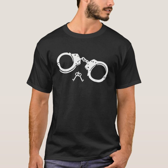 Handcuffs with keys T-Shirt (Front)