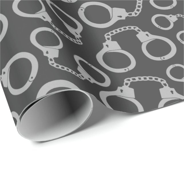 Handcuffs Wrapping Paper (Roll Corner)