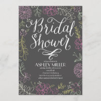 Handdrawn Botanicals | Bridal Shower