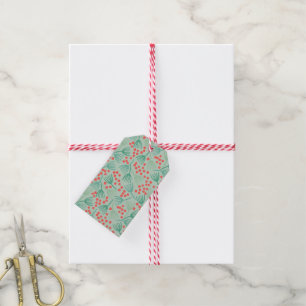 Handdrawn Christmas Tree Evergreen Personalized Gift Tags
