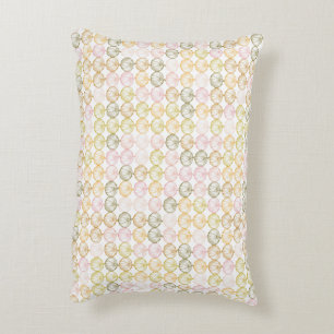 Handdrawn colourful pumpkin pattern in autumn colo accent pillow
