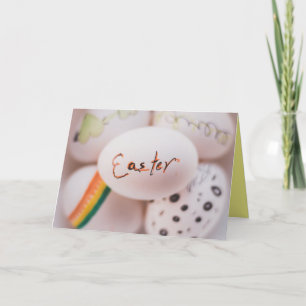 Handdrawn Eggs Easter Card
