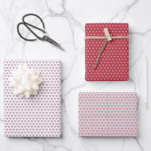 Handdrawn Hearts Vol. 1 Valentine Gift Wrap Set 