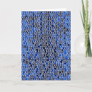 Handel Messiah Christmas Holiday Card