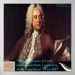 Handel Rendez-les Meilleurs Affiche de Citation