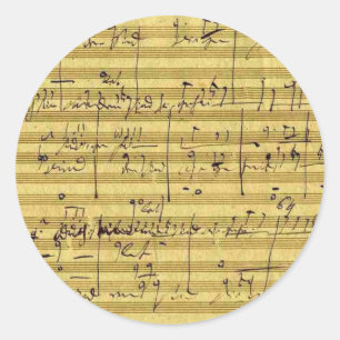 Handel's Messiah Classic Round Sticker