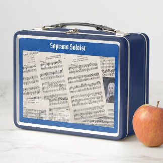 Handel's Messiah Soprano Soloist Metal Lunchbox